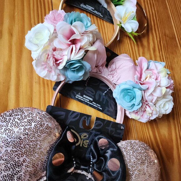 Disney Minnie Ears Sequin Floral - Picture 11 of 13